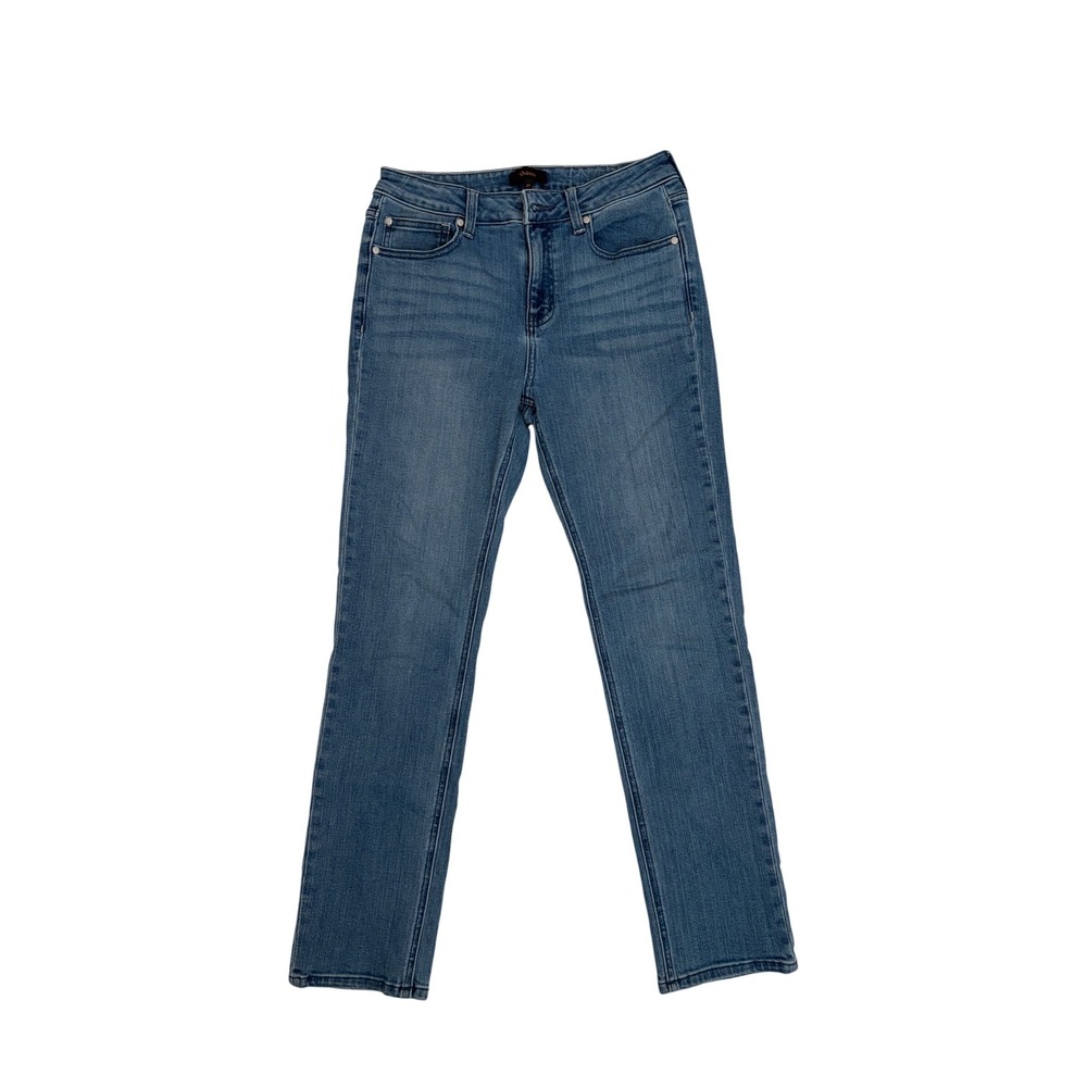 Quince Womens High-Rise Skinny Jeans Medium Wash‎ Blue Denim Size 27 Stretch